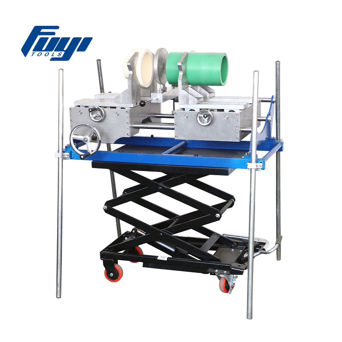 Masina de sudura prin fuziune cu prize de banc